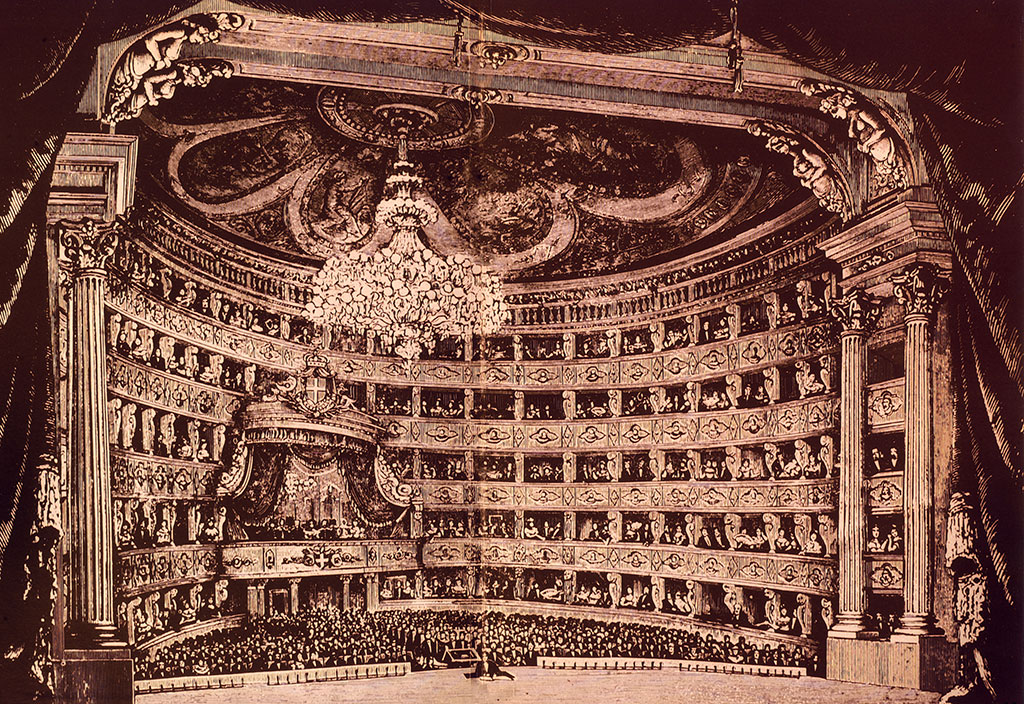 Teatro Regio metà del 1800