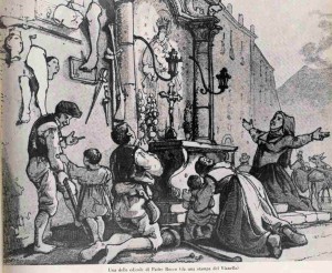 Una delle edicole di Padre Rocco